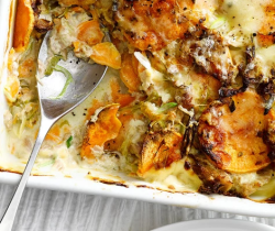 Sweet potato and tuna bake