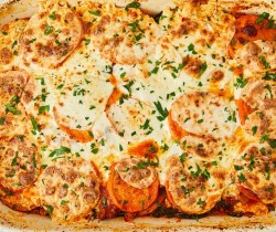 Sweet potato lasagne