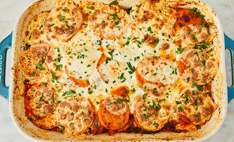 Sweet potato lasagne
